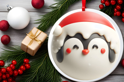 Round Christmass Ornament Sublimation|Clipart Product Image 2