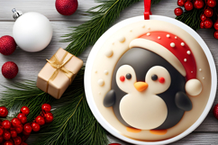 Round Christmass Ornament Sublimation|Clipart Product Image 2