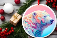 Polar Bear Winter Scene Sublimation PNG Product Image 2