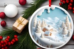 3D Winter Scene Sublimation PNG Product Image 2