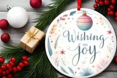 Wishing You Joy Type Treatment Sublimation PNG Product Image 2