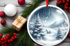 3D Sleight Winter Scene Sublimation PNG Product Image 2