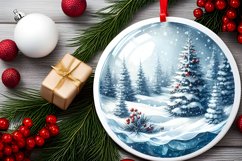 3D Sleight Winter Scene Sublimation PNG Product Image 2