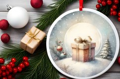 Christmass Gift Watercollor Pastel Sublimation PNG Product Image 2