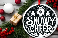 Snowy Cheer SVG for Cricut Sublimation PNG Product Image 2