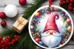 Christmass Gnome Colorfull Sublimation PNG Product Image 2