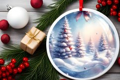 Pastel Winter Scene Sublimation PNG Product Image 2