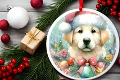 Colorful Dog Ornament Sublimation PNG Product Image 2