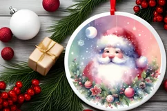 Santa Digital Painting Sublimation PNG Product Image 2