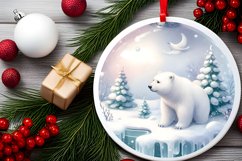 Pastell Christmas Ornament Polar Bear Product Image 2