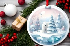 Pastell Christmas Ornament Polar Bear Product Image 2