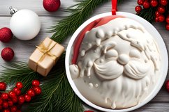 Santa Ornament Sublimation PNG Product Image 2