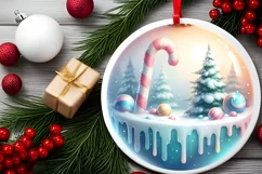 Colorfull Pastell Christmas Ornament Candies Product Image 2