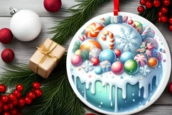 Colorfull Pastell Christmas Ornament Candies Product Image 2