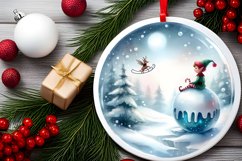Winter Elf Scene Sublimation PNG Product Image 2