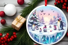 a 3d christmass gnome ornament sublimation png Product Image 2