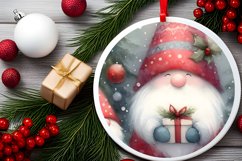 Winter Gnomes Ornament Sublimation PNG Product Image 2