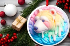 3D Polar Bear Sublimation PNG Product Image 1