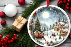 Holiday Delight Christmas Ornament PNG Product Image 2