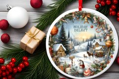 Holiday Delight Christmas Ornament PNG Product Image 2