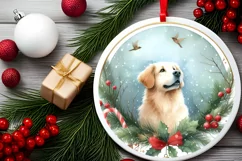 Dog Christmas Ornament PNG Product Image 2