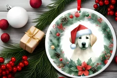 Dog Christmas Ornament PNG Product Image 2