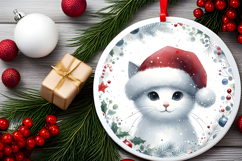 Round Christmass Ornament Sublimation|Clipart Product Image 2
