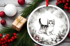 Very Christmas Cat Ornament Product Image 1