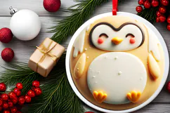 Round Christmass Ornament Sublimation|Clipart Product Image 2