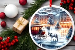 Winter Spain Scene Sublimation PNG Product Image 2