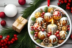 3D Winter Scene Sublimation PNG Product Image 2