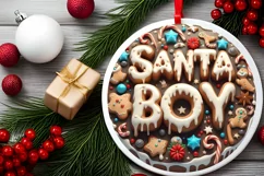 Santa's Boy 3D Sublimation PNG Product Image 2