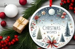 Christmas Wishes Sublimation PNG Product Image 2
