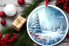 Cow Boy 3D Round Melting Winter PNG Product Image 2