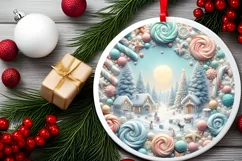 Detailed Molten Candy Scene PNG Product Image 2