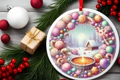 Detailed Molten Candy Scene PNG Product Image 1