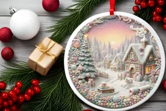 Christmas Candy Melting Edges Sublimation PNG Product Image 2