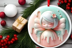 Depth Christmas Fairy Sublimation PNG Product Image 2