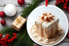 Gift Round Ornament Sublimation PNG Product Image 2