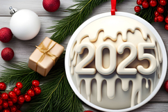 Round Christmass Ornament Sublimation|Clipart Product Image 2