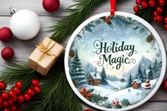 Winter Scene with Holiday Magic Ornament Product Image 2