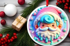 3D Santa's Boy Ornament PNG Product Image 2
