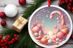 Pastell Molten Candy Christmas PNG Product Image 2