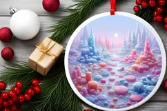 Detailed Molten Candy Christmas PNG Product Image 2