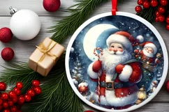 Santa Watercolor PNG Product Image 2