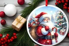 Santa Watercolor PNG Product Image 1