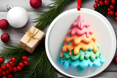 Round Christmass Ornament Sublimation|Clipart Product Image 2