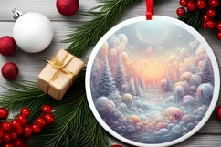 Detailed Christmas Scene Candy Image PNG Product Image 1