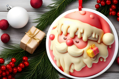 Round Christmass Ornament Sublimation|Clipart Product Image 2