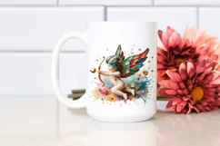 Cupid Angel Of Love Gesture Watercolor Florals Clipart Product Image 3
